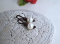 Handmade Pearl Leather Earrings: Dangle Freshwater Pearl Jewelry
