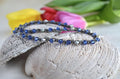 Blue Swarovski Crystal Choker: Elegant Beaded Necklace