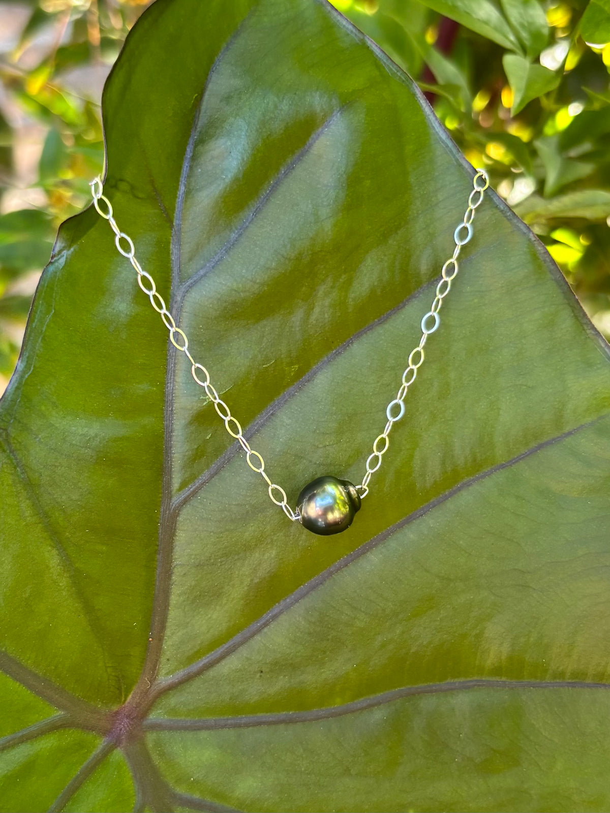 Tahitian Pearl Sterling Silver Bracelet