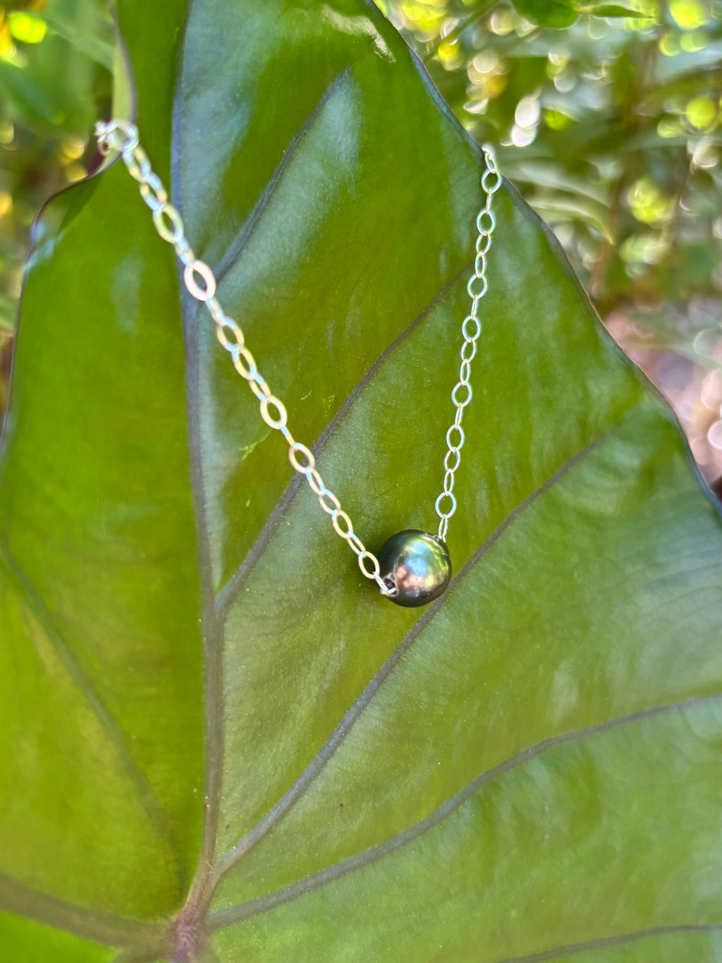 Tahitian Pearl Sterling Silver Bracelet