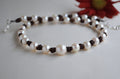 Knotted Pearl Leather Necklace: Freshwater Pearls, Boho Jewelry